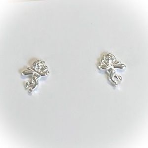 💕Super Cute Sterling Silver Cupid Stud Earrings💕